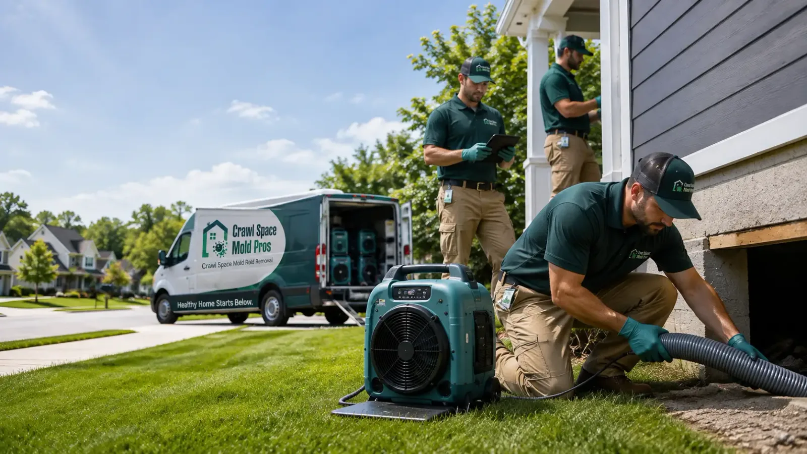 Crawl Space Mold Removal in Midlothian, TX